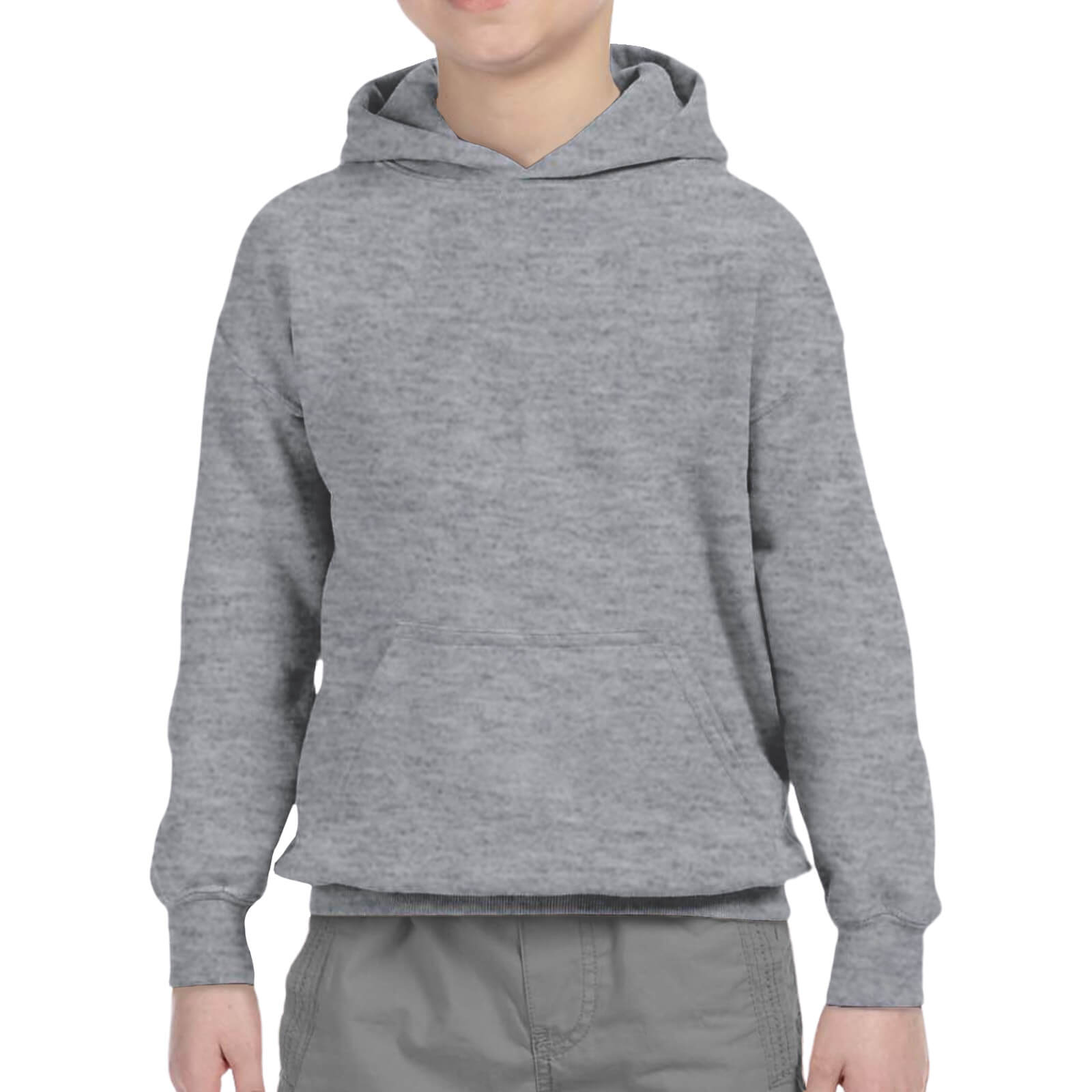 Youth Heavy Blend Hooded Sweatshirt Front