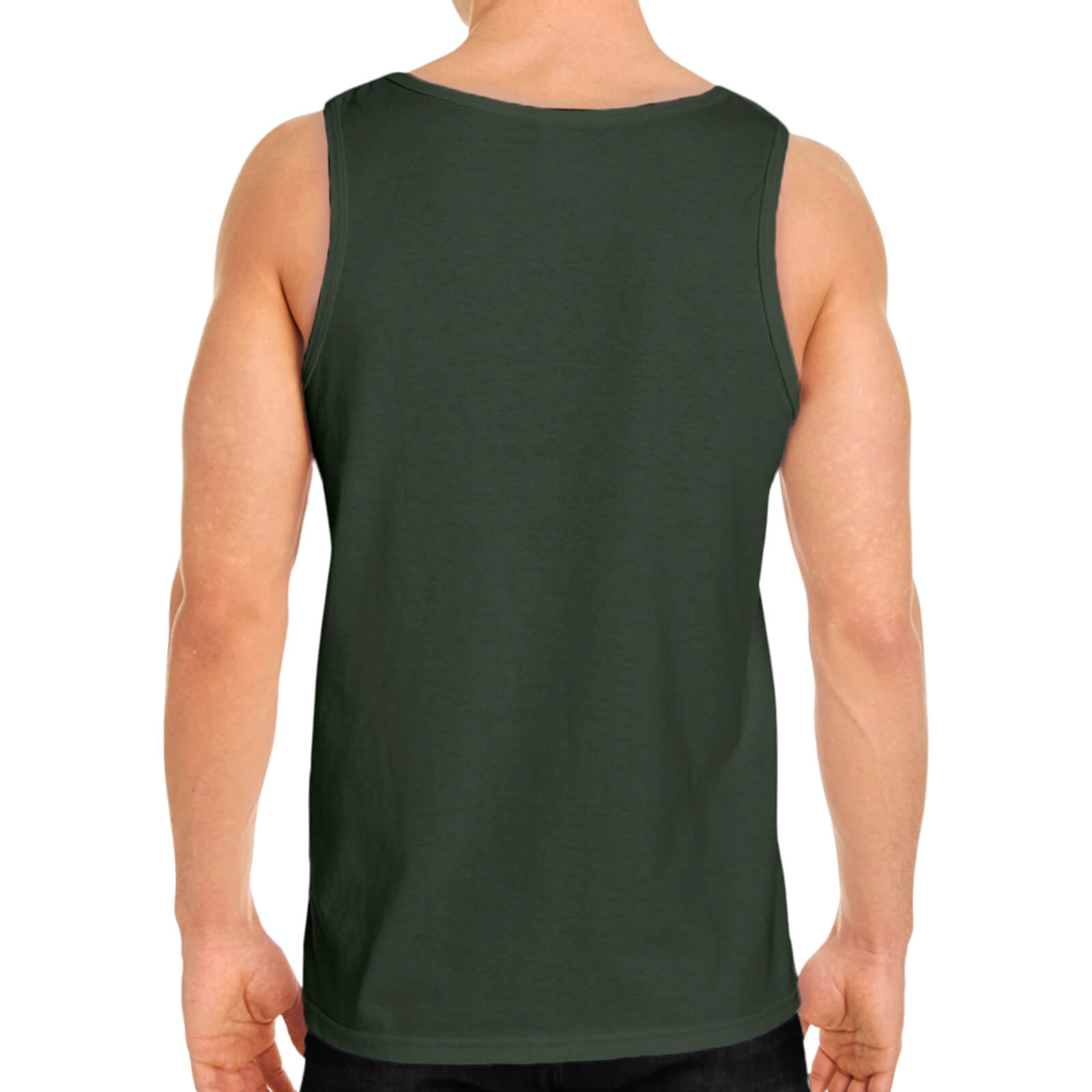 Unisex Heavy Cotton Tank Top Back