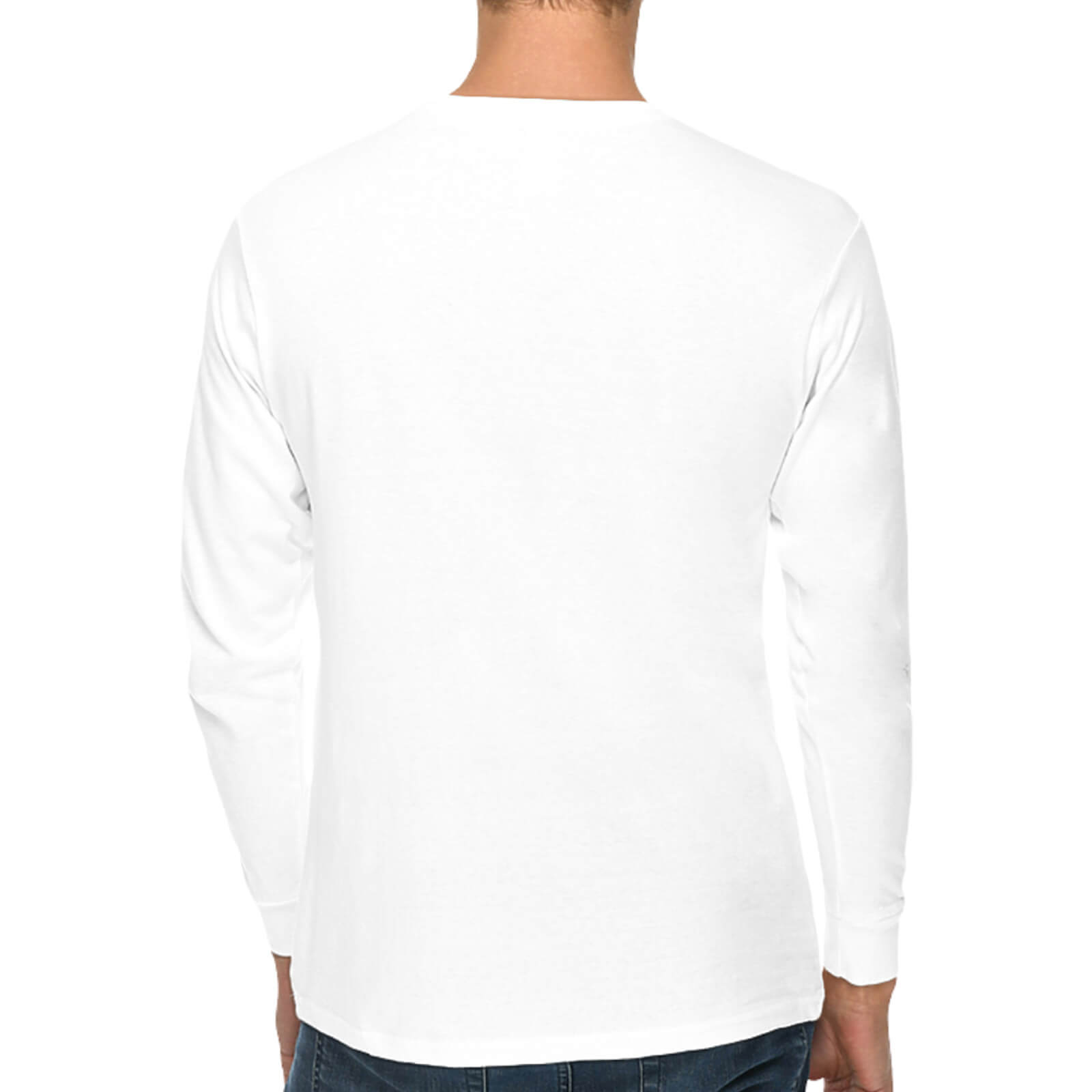 Long Sleeve Crewneck Tee Back