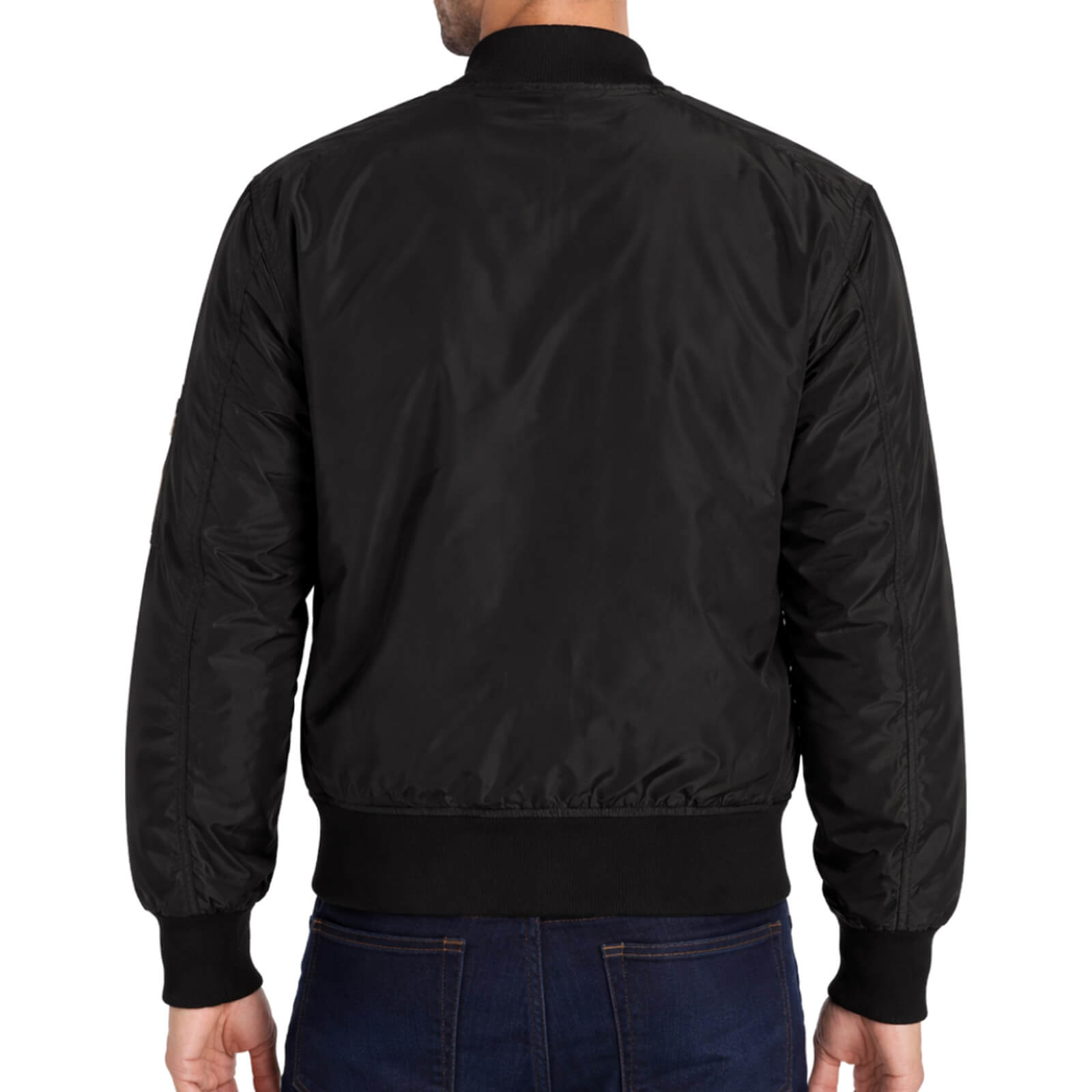 Recycled Bomber Jacket (Embroidery) Back