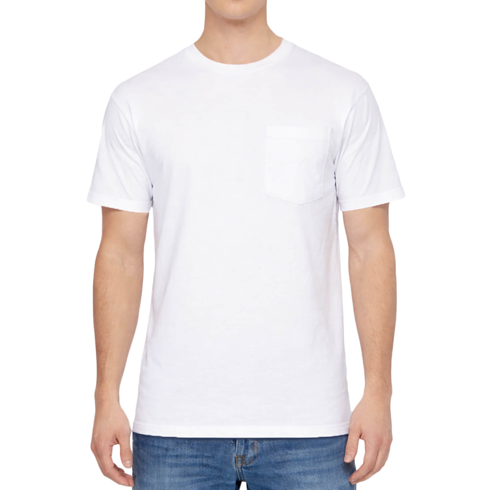 Unisex Heavyweight Jersey Pocket T-Shirt Front