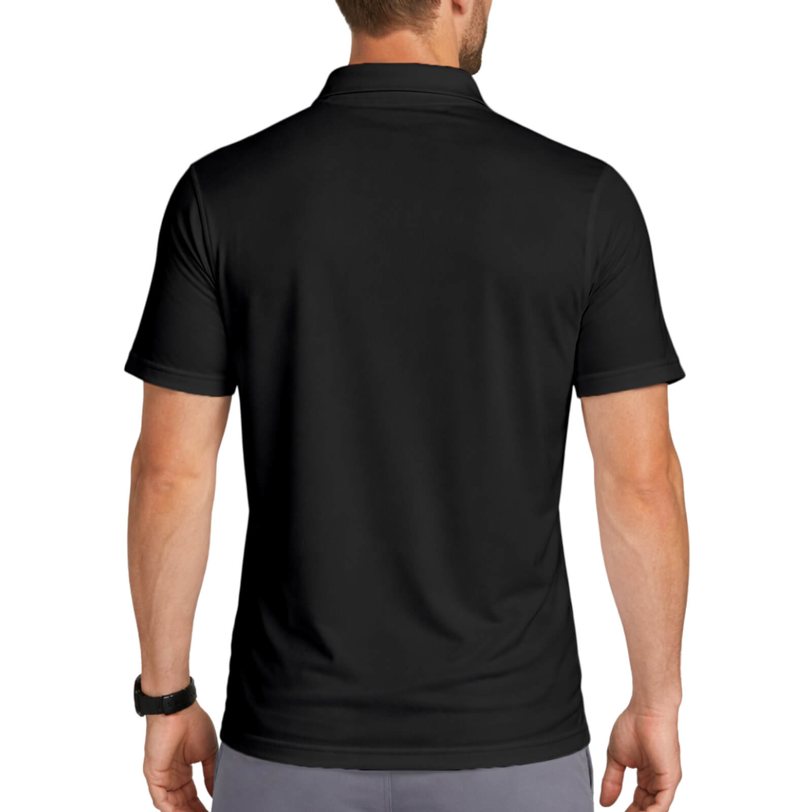 Under Armour Men's Polo Shirt (Embroidery) Back