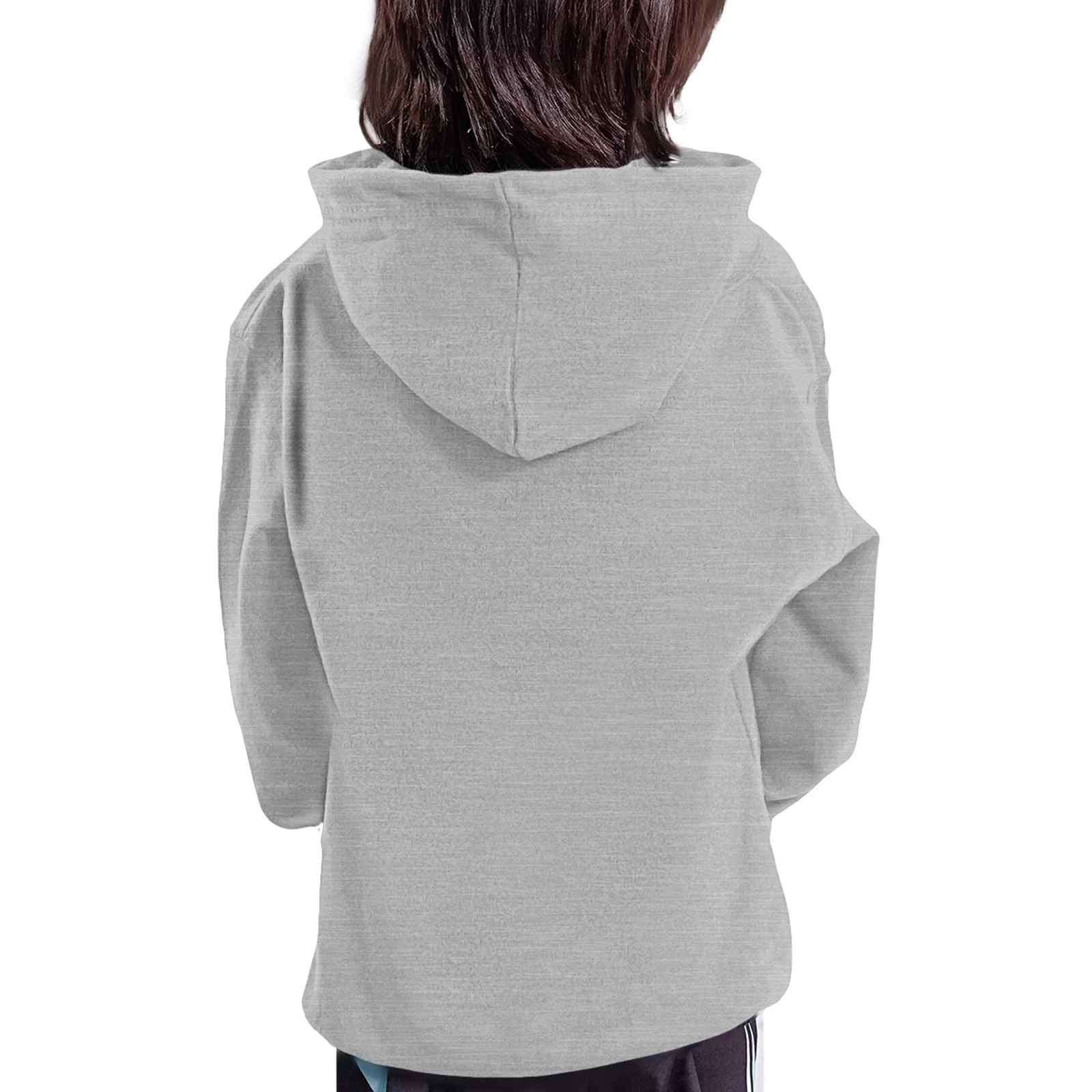 Kids Fleece Hoodie (Embroidery) Back