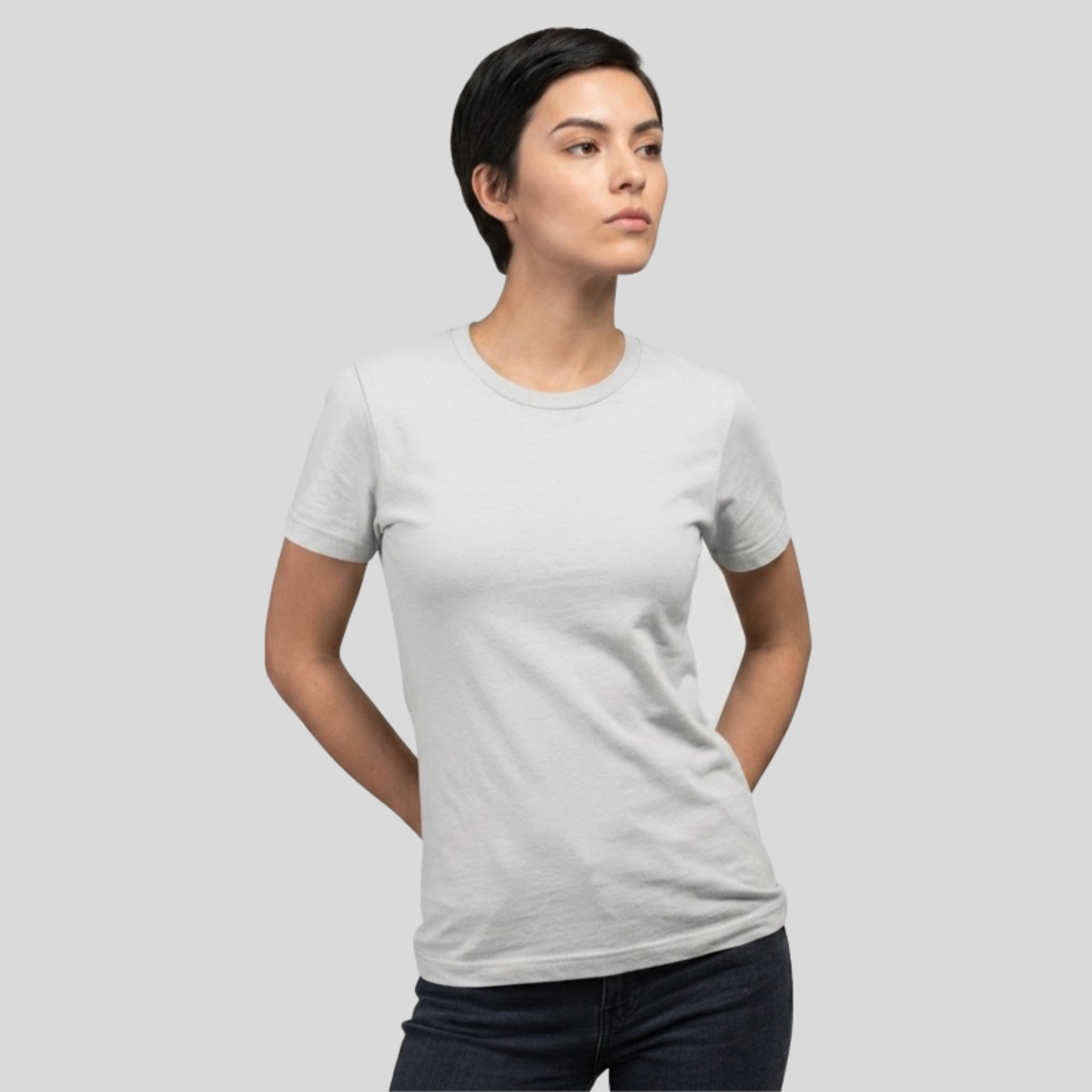 American Apparel Unisex Fine Jersey USA Made T-Shirt Front