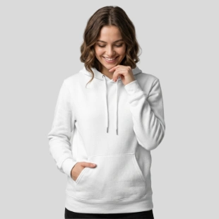 Bella + Canvas Unisex Sponge Fleece Pullover Hooded Sweatshirt Front