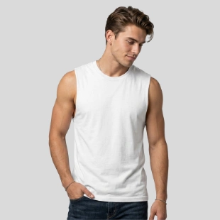 Bella + Canvas Unisex Jersey Muscle Tank Front