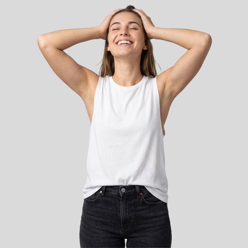 Bella + Canvas Ladies' Flowy Scoop Muscle Tank Front