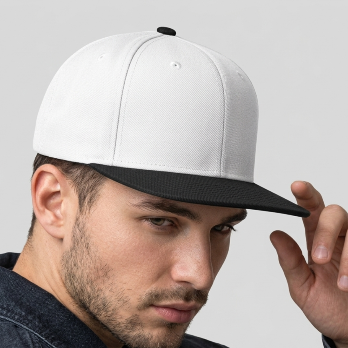 OTTO CAP OTTO SNAP 6 Panel Mid Profile Snapback Hat Front