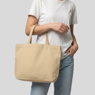 Econscious Organic Cotton Large Twill Tote Front