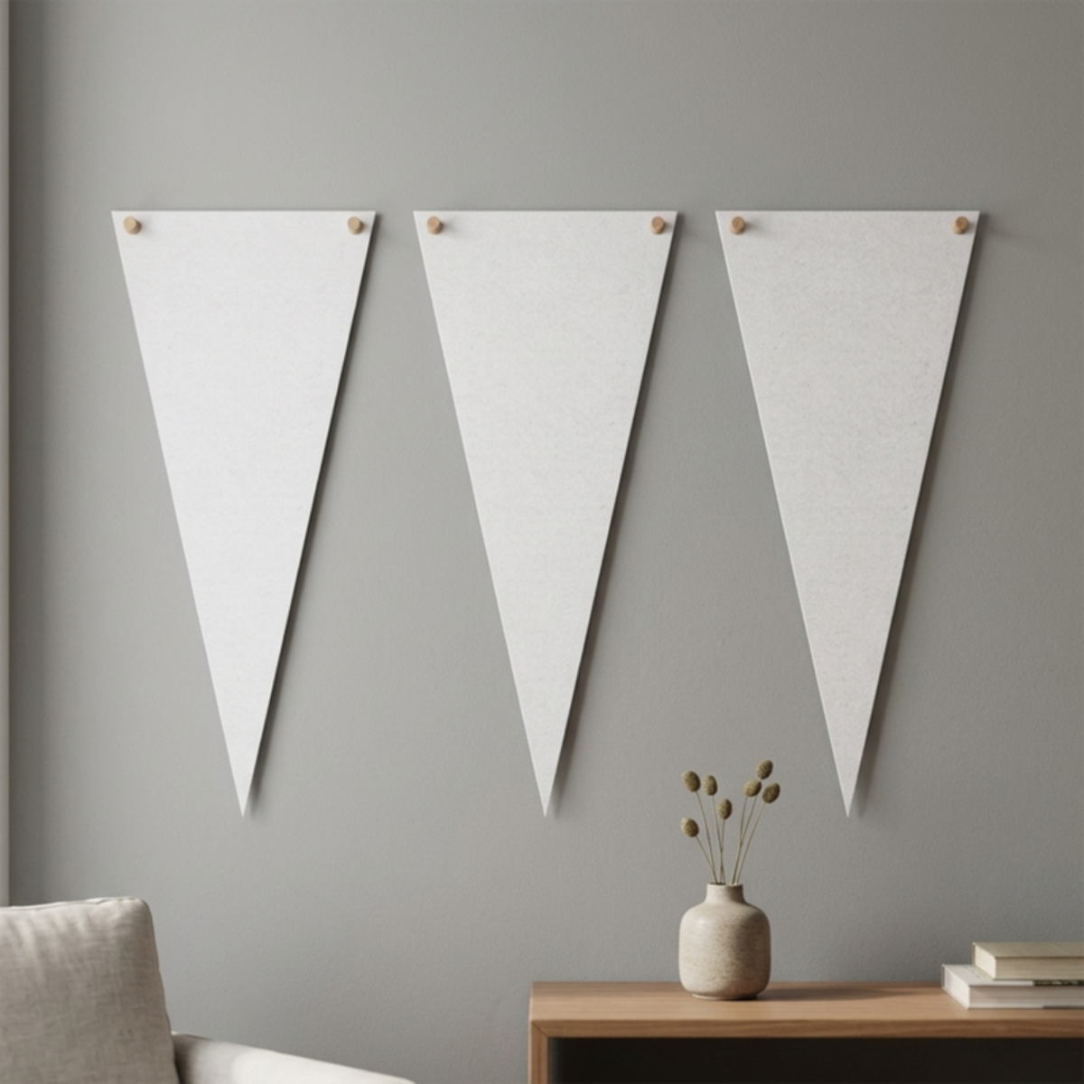 8" x 18" Felt Pennant Front