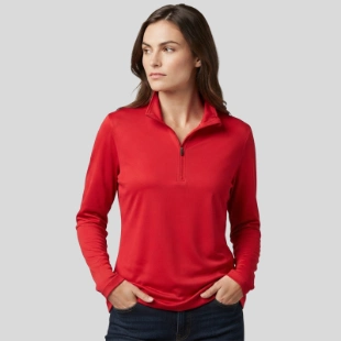 Team 365 Ladies' Zone Performance Quarter-Zip Front
