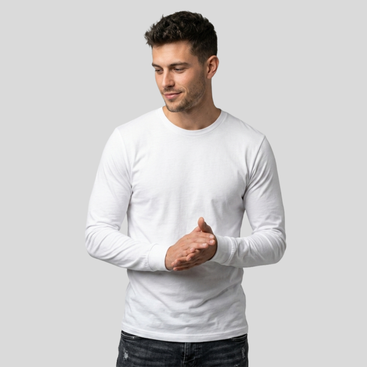 Next Level - CVC Long Sleeve T-Shirt Front