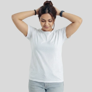 Bella + Canvas Ladies' Relaxed Jersey Short-Sleeve T-Shirt Front