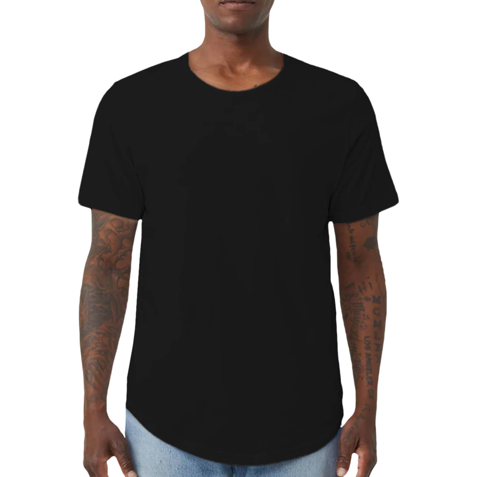 Men's Jersey Curved Hem Tee Front