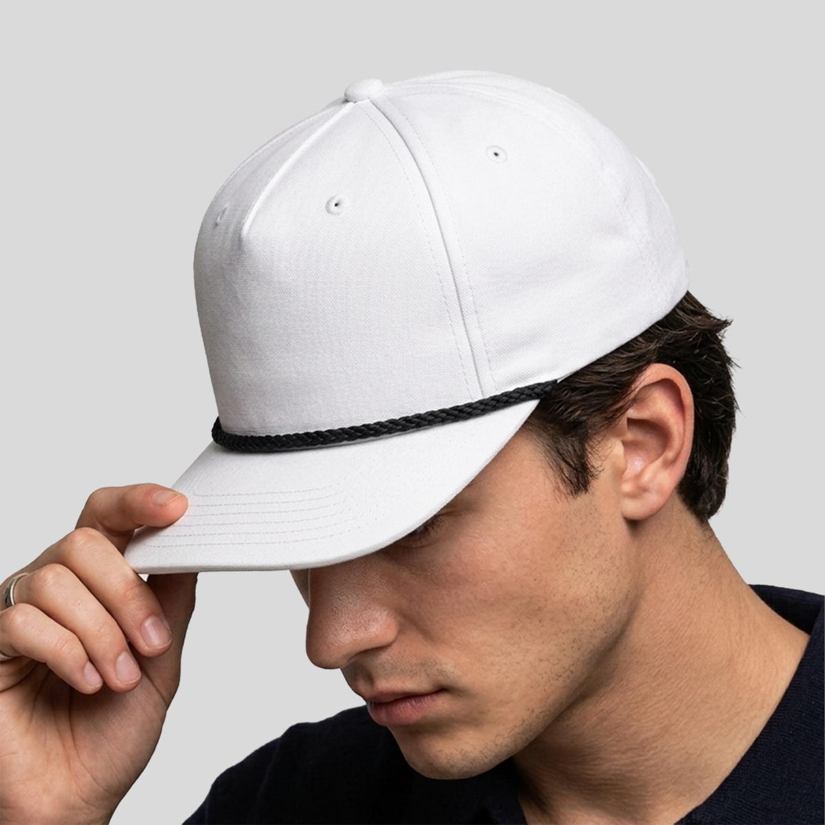 Richardson 258 - Five-Panel Classic Rope Cap Front