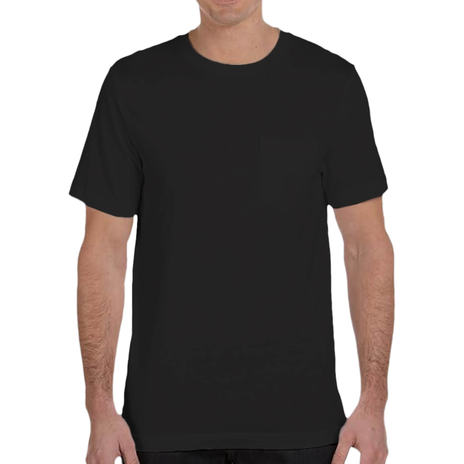 Bella + Canvas Men's Jersey Short-Sleeve Pocket T-Shirt Front