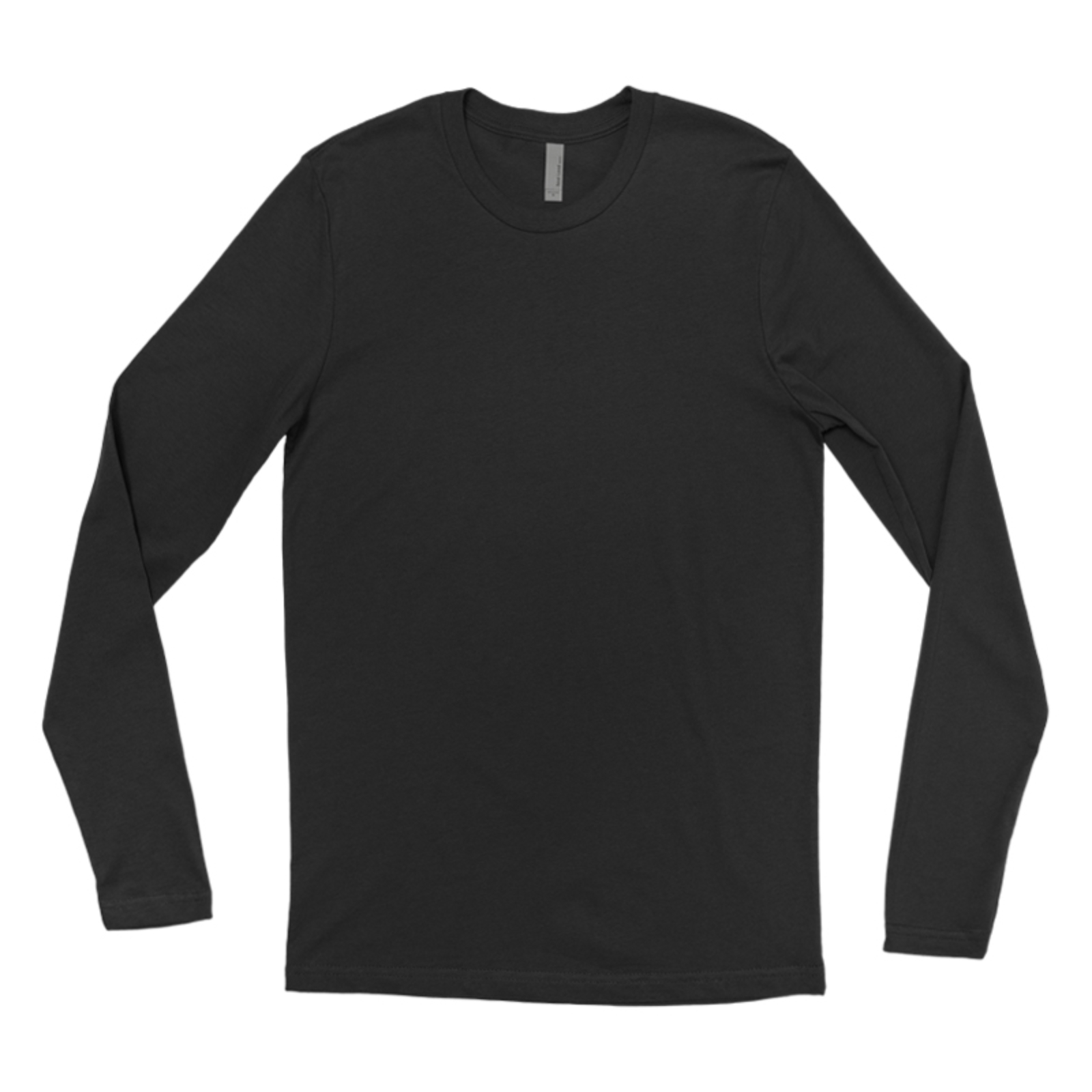 Next Level Apparel Men's Cotton Long-Sleeve Crew Front