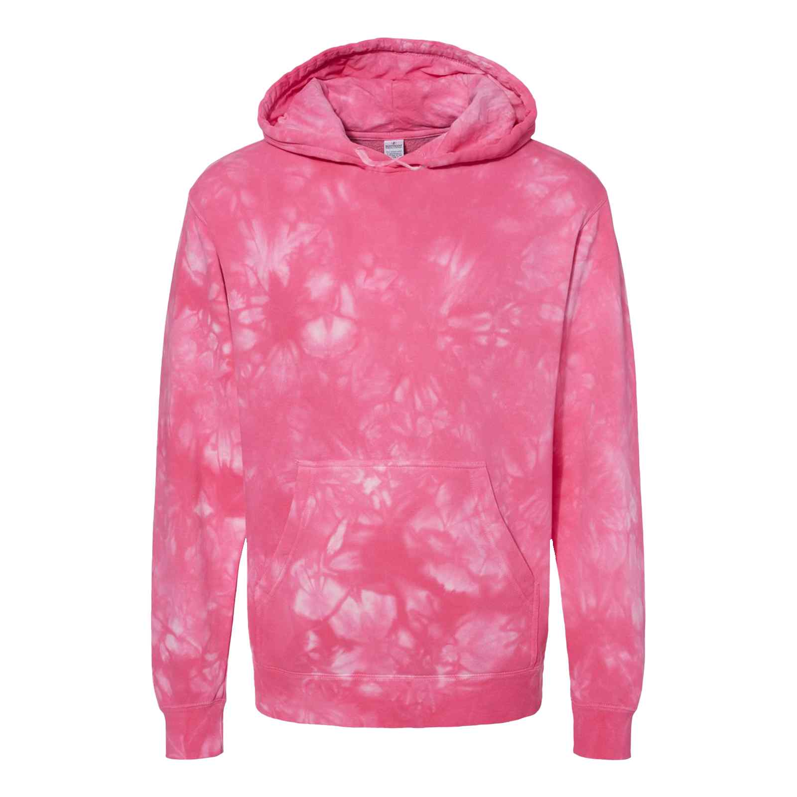 Midweight Tie-Dyed Hooded Sweatshirt Front