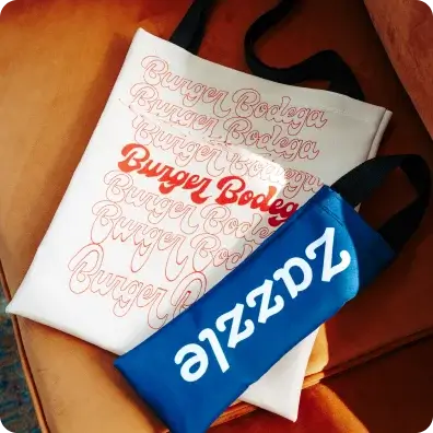 Custom Bags Custom tote bag and branded strap.