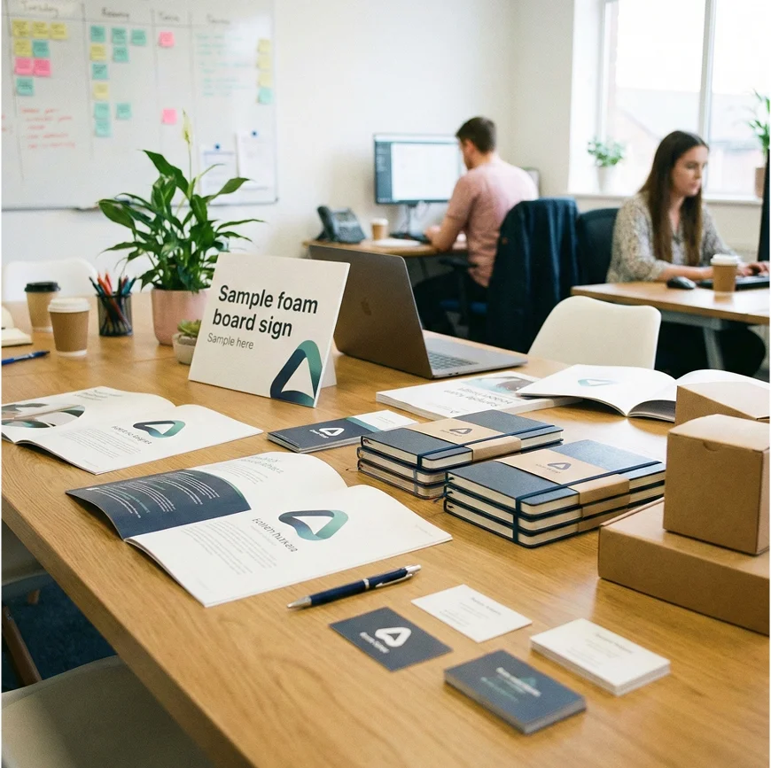 Marketing print and brand assets solution preview
