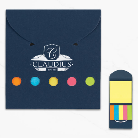 Sticky Notes And Flags In Pocket Case