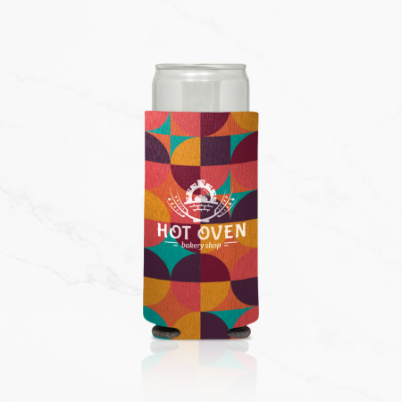 Full Color Collapsible SLIM Can Coolers