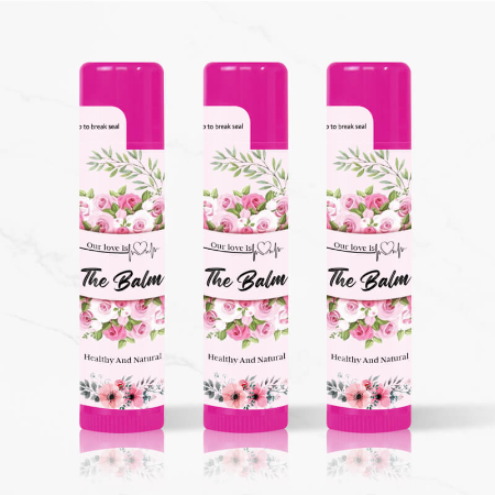 Flavored Beeswax Lip Balm - Full Color