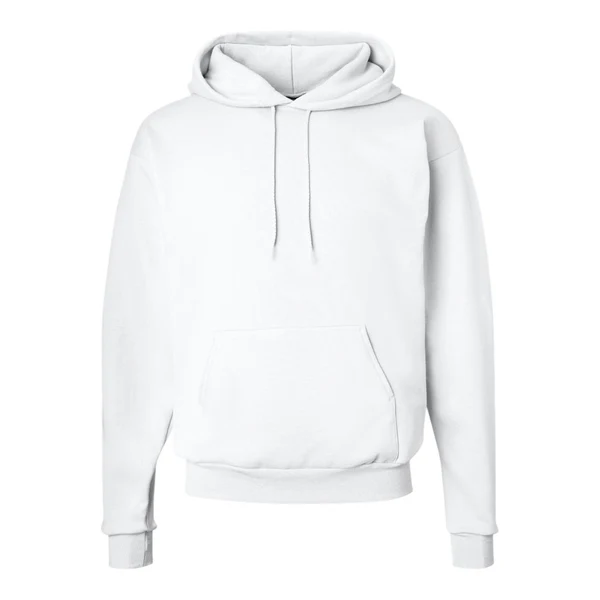 Hanes P170 - White Hoodie- Full-Color Imprint