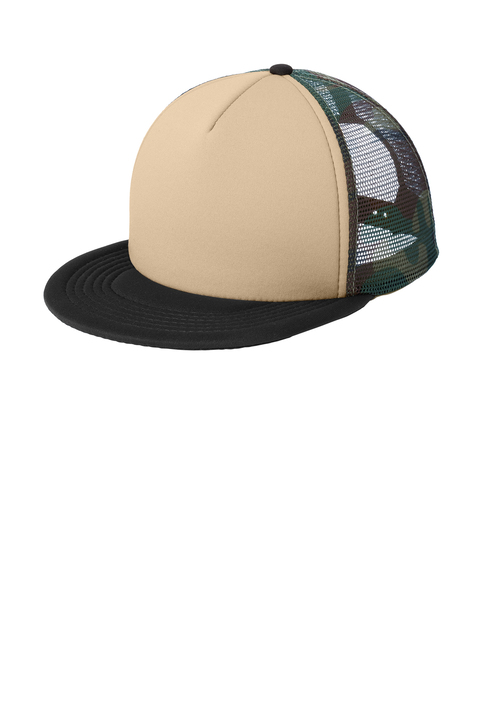 District Flat Bill Snapback Trucker Cap. DT624 view 17