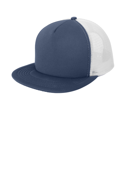 District Flat Bill Snapback Trucker Cap. DT624 view 1