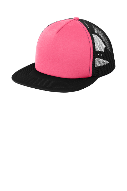 District Flat Bill Snapback Trucker Cap. DT624 view 9