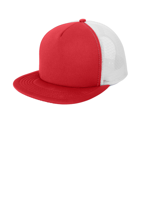 District Flat Bill Snapback Trucker Cap. DT624 view 3