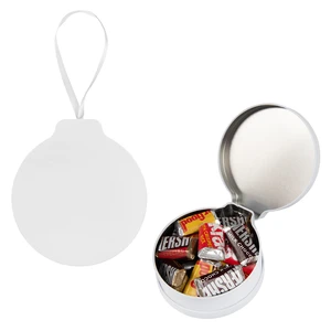 Full Color Ornament Tin With Candy view 5