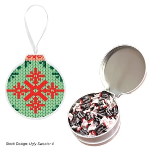 Full Color Ornament Tin With Candy view 14
