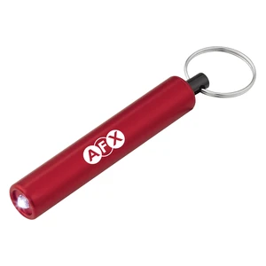 Mini Cylinder LED Flashlight Key Tag view 3