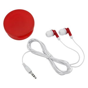 Earbuds in Round Plastic Case view 9