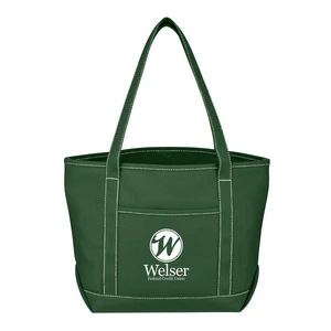 Medium 24 Oz. Cotton Canvas Yacht Tote Bag view 2