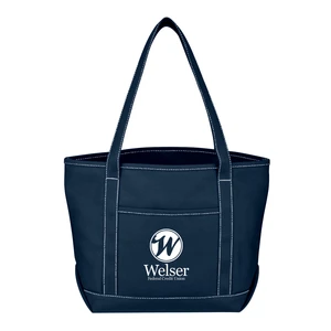 Medium 24 Oz. Cotton Canvas Yacht Tote Bag view 4
