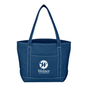 Medium 24 Oz. Cotton Canvas Yacht Tote Bag view 6