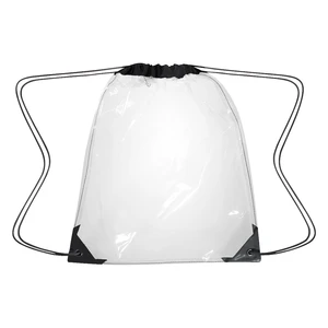 Clear EVA Drawstring Backpack view 1