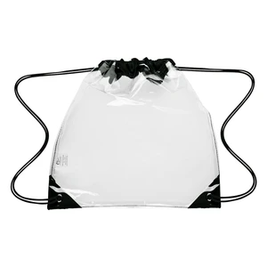 Touchdown Clear EVA Drawstring Backpack view 1