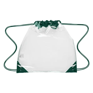Touchdown Clear EVA Drawstring Backpack view 2