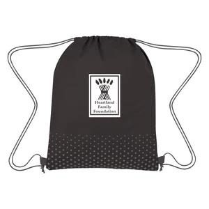 Connect-the-Dots Non-Woven Drawstring Bag view 1
