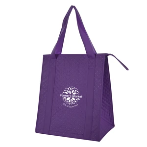 Dimples Non-Woven Cooler Tote Bag view 5