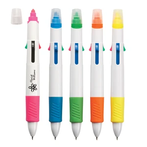 Quatro Pen with Highlighter