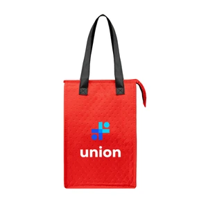 Dimples rPET Non-Woven Cooler Tote Bag view 6
