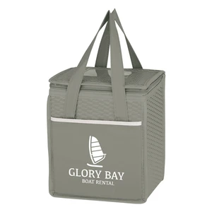 Wave Design Non-Woven Cooler Lunch Bag view 2
