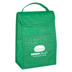 Crosshatch Non-Woven Lunch Bag view 3
