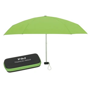 37" Arc Telescopic Folding Travel Umbrella view 2
