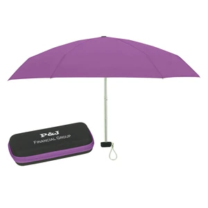37" Arc Telescopic Folding Travel Umbrella view 4